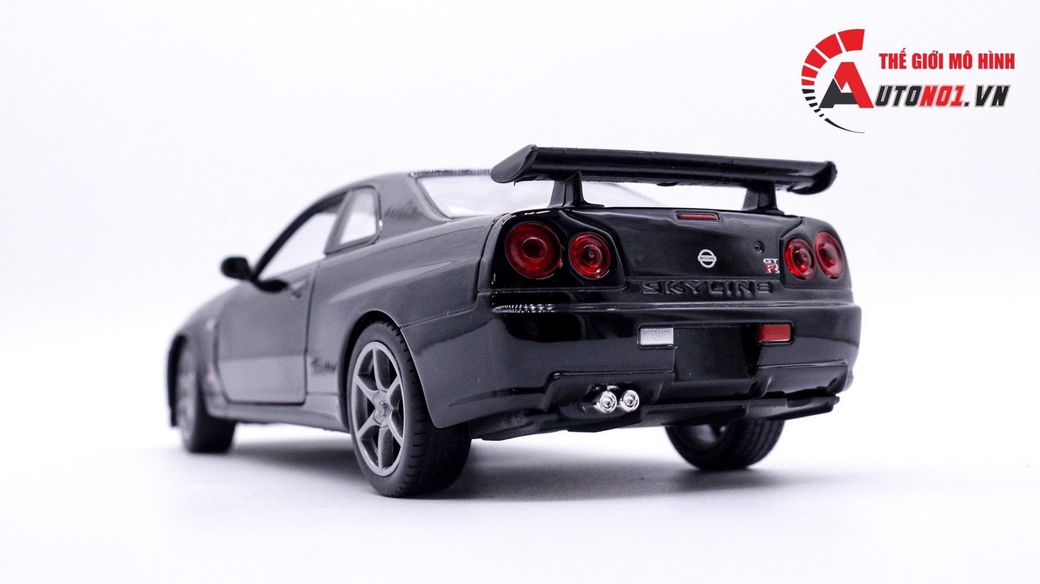  Mô hình xe Nissan Skyline Gt-R R34 1:24 Welly OT132 