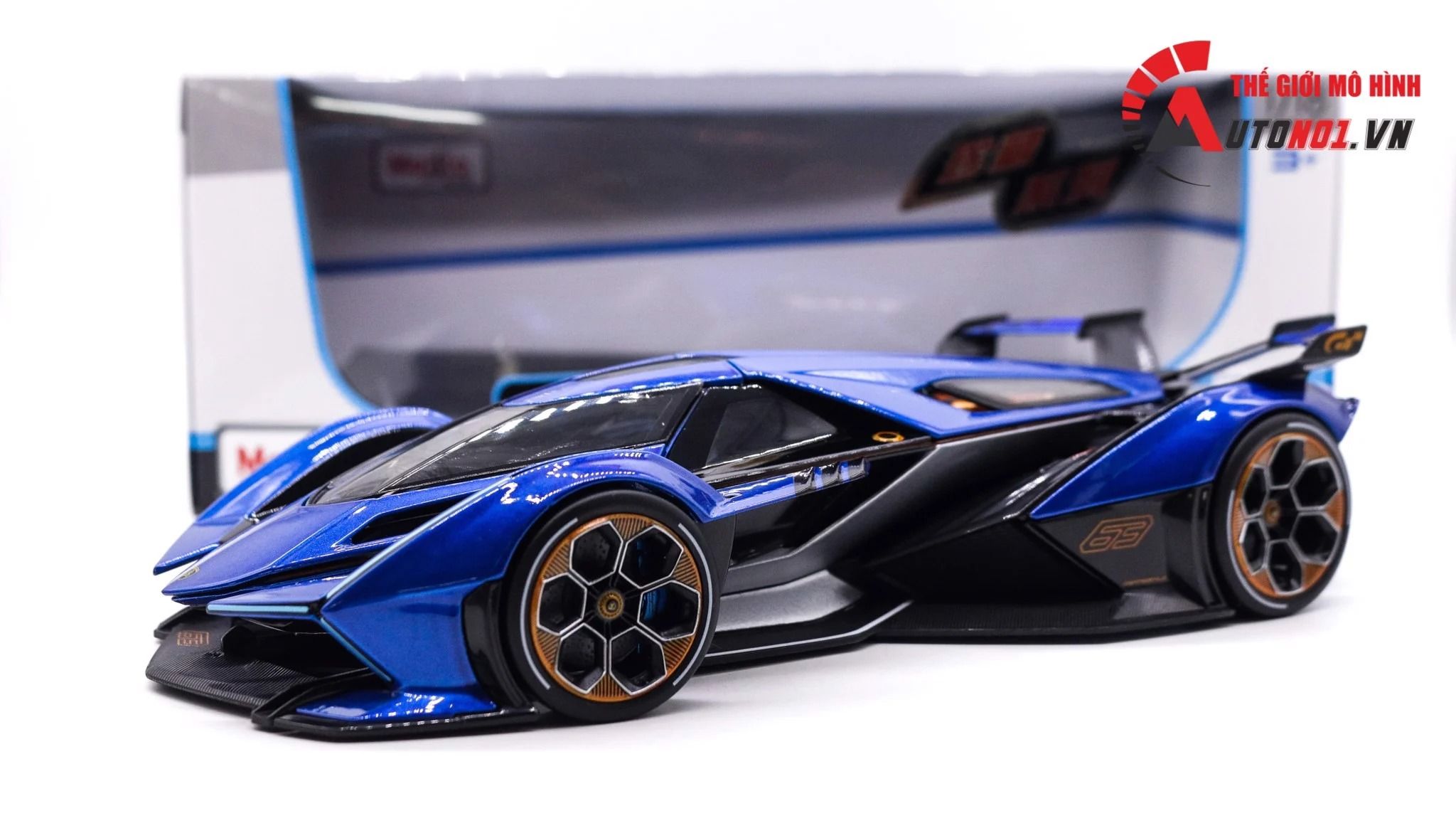  Mô hình xe Lamborghini V12 Vision Gran Turismo 1:18 Maisto 7497 