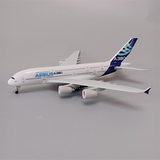  Mô hình máy bay USA Airbus A380 bánh vuông 20cm MB20103 