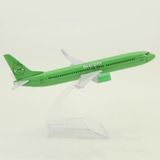  Mô hình máy bay Angry Bird Airlines Green Boeing B737-800 16cm MB16150 