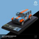  Mô hình xe Jeep Rubicon custom Gulf oil blue orange tỉ lệ 1:64 Time micro 