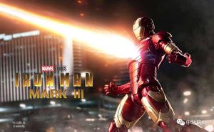  Mô hình nhân vật Marvel Iron man người sắt có đèn MK3 Mark III Avengers SHF tỉ lệ 1:10 18CM ZD Toys FG263 