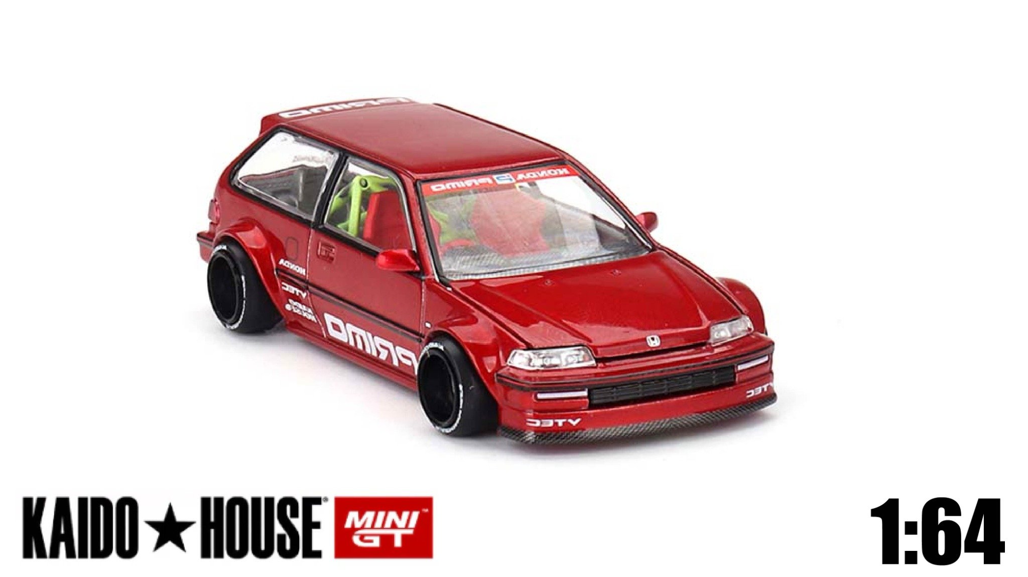  Mô hình xe Honda Civic (EF) Kaido Works V2 tỉ lệ 1:64 Kaido House KHMG156 
