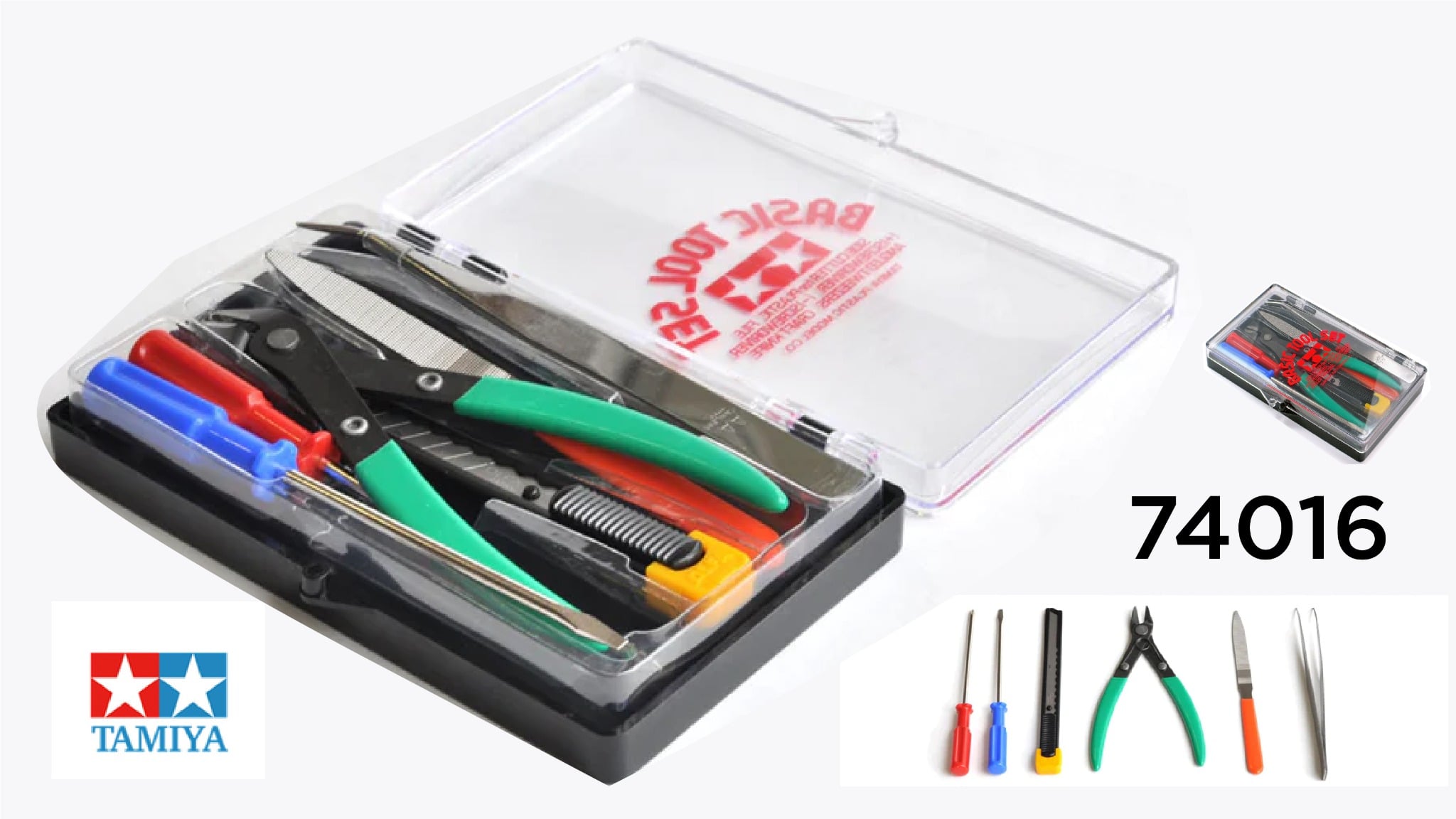  Bộ dụng cụ cơ bản ráp kit Tamiya 74016 