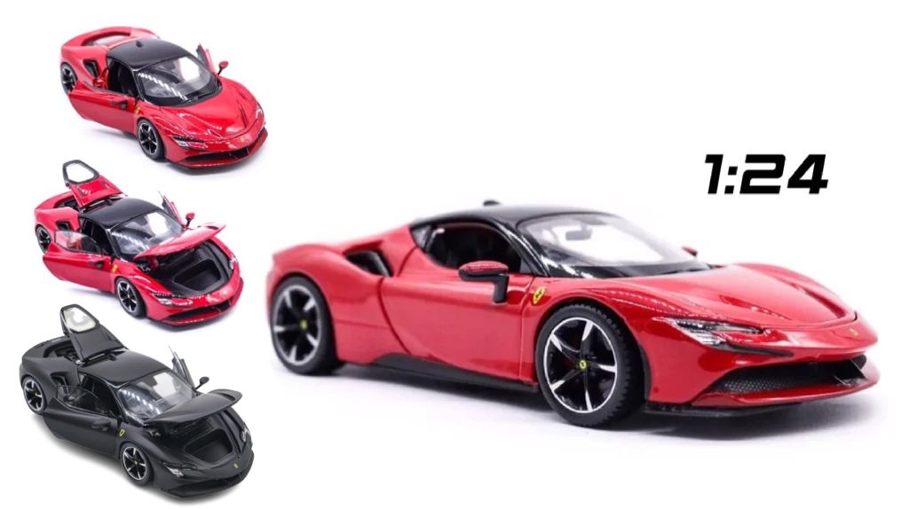 MÔ HÌNH XE FERRARI SF90 STRADALE 1:24 BBURAGO 7528