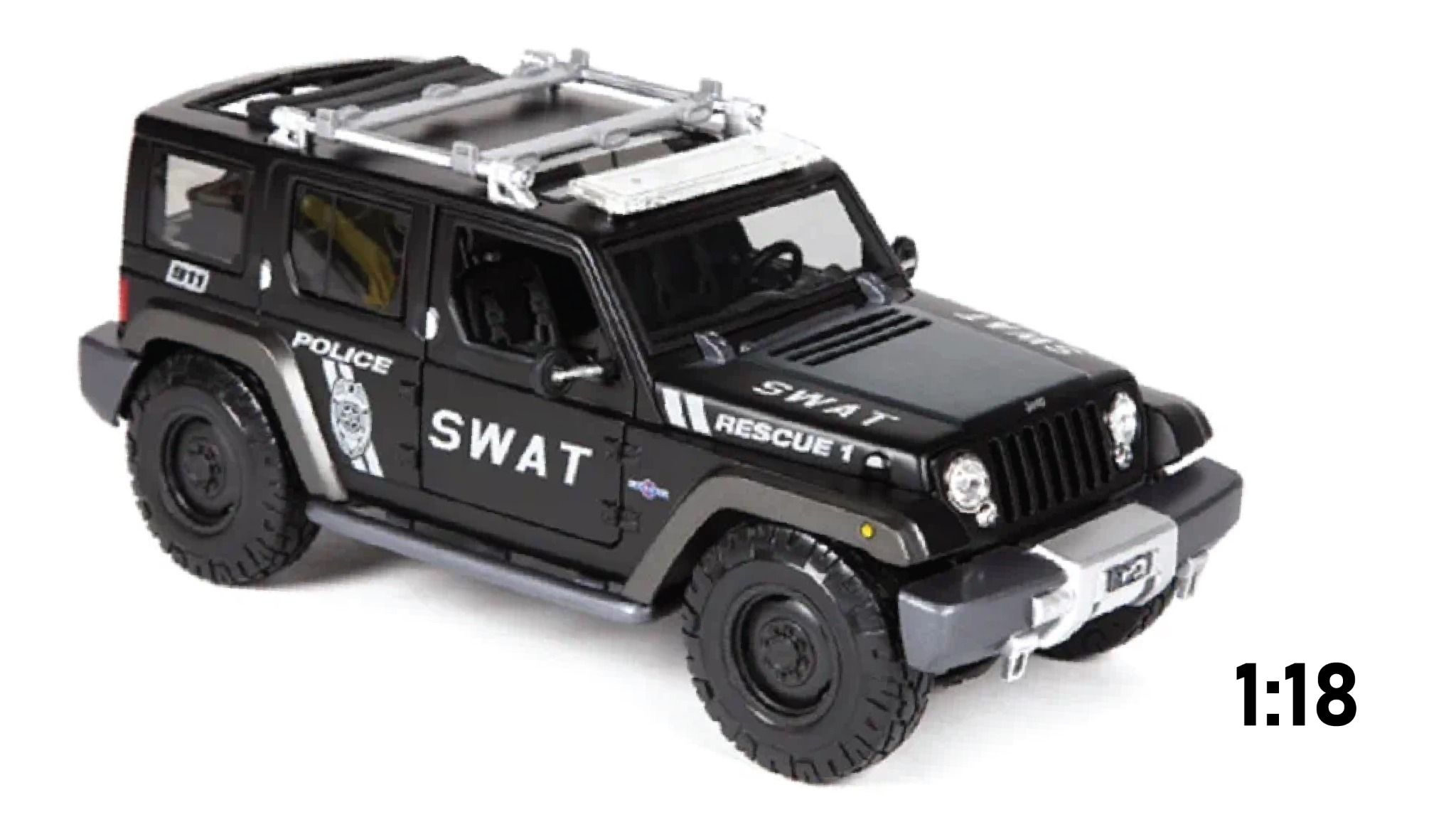  Mô hình xe Jeep rescue concept Police SWAT version 1:18 Maisto 1012 