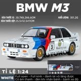  Mô hình xe BMW M3 series racing full open - full kính - đánh lái được tỉ lệ 1:24 JinliFang OT24039 