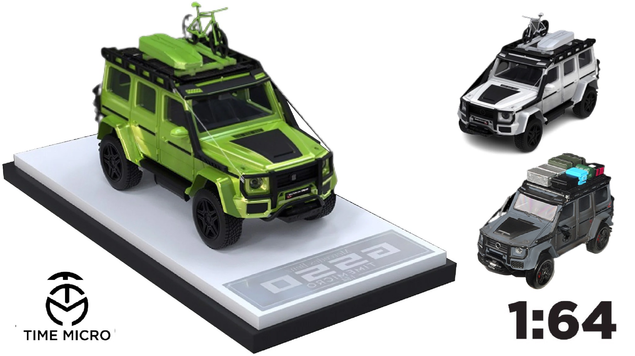  Mô hình xe Mercedes-Benz Babs G550 tỉ lệ 1:64 Time micro 