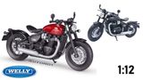  Mô hình xe Triumph Bonneville Bobber 1:12 Welly MT025 