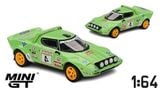  Mô hình xe Lancia Stratos HF #4 1979 Spanish Rally Champion tỉ lệ 1:64 MiniGT MGT01050-CH 