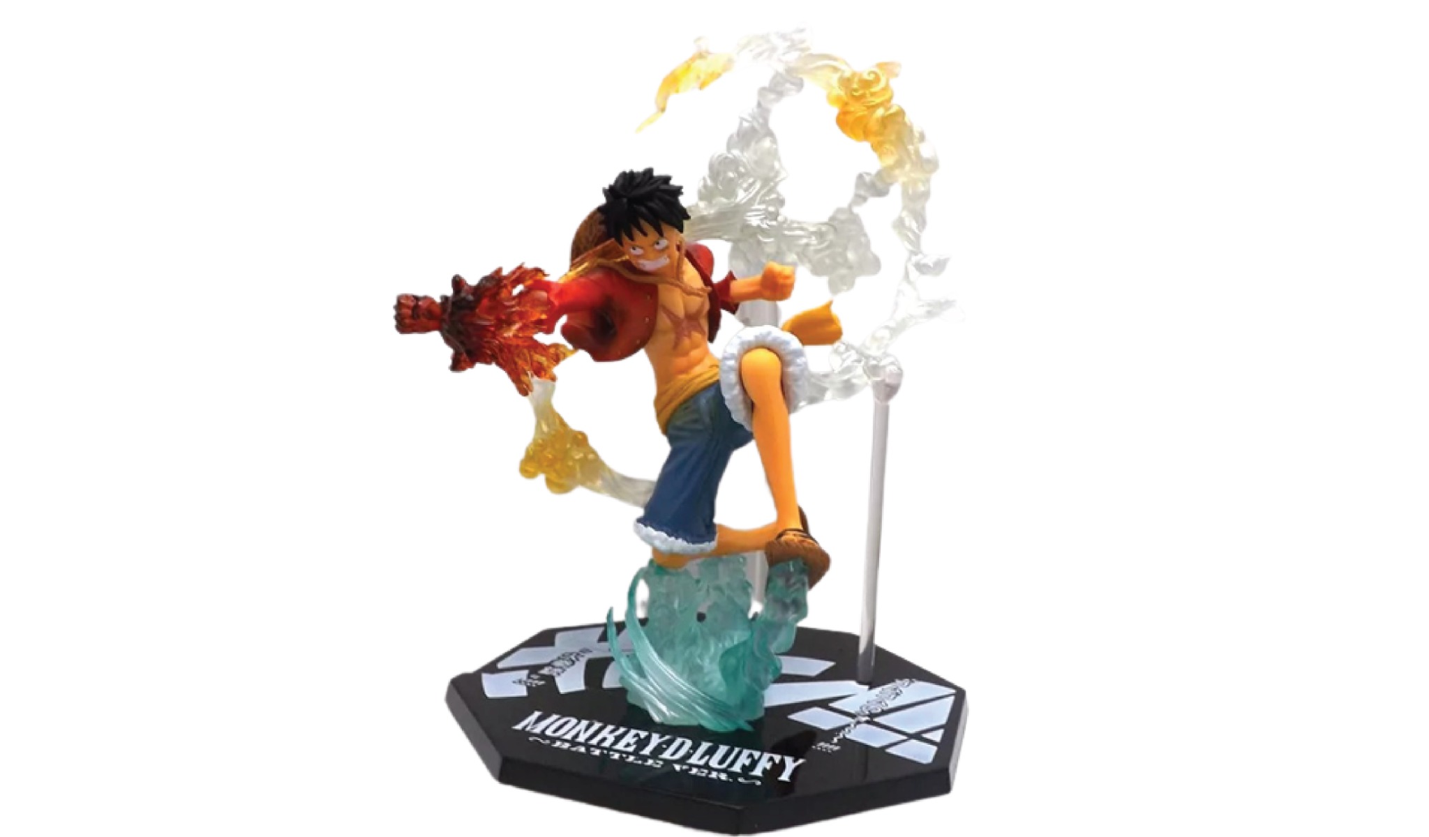  Mô hình nhân vật Onepiece Luffy gear 2 hỏa quyền 18cm FG194 