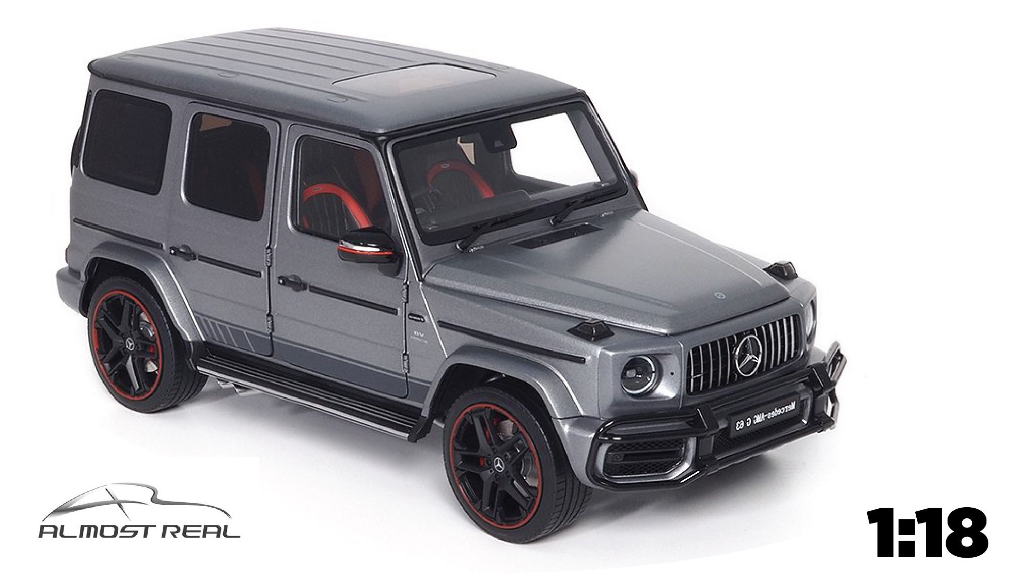  Xe mô hình cao cấp Mercedes-Benz Amg G63 full open tỉ lệ 1:18 Almost Real 8100 