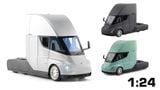  Mô hình xe đầu kéo Tesla Semi Truck full open, có phụ kiện đi kèm tỉ lệ 1:24 XHD Model OT24069 