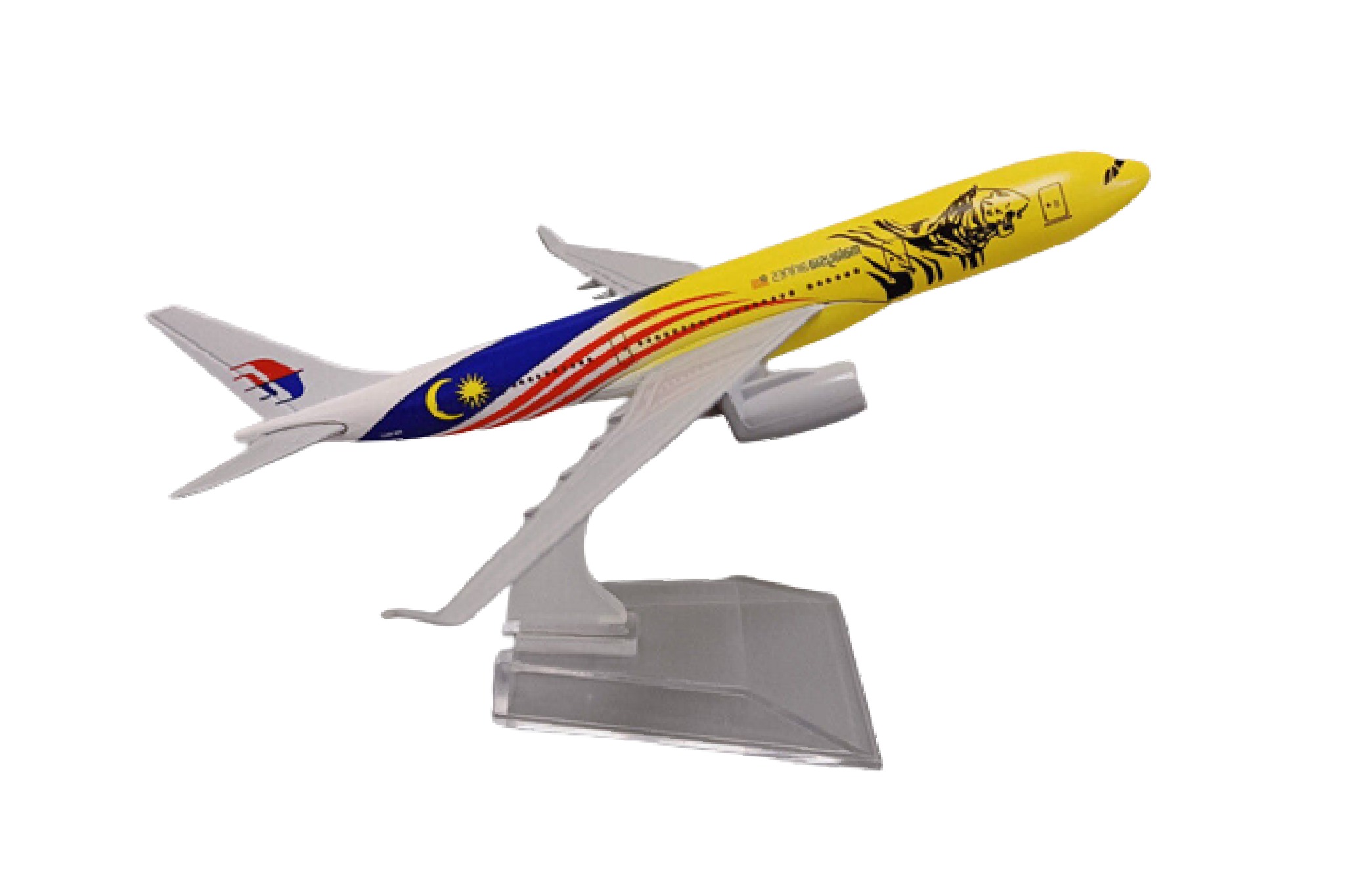  Mô hình máy bay Malaysia Airlines Tiger Airbus A330 kích thước 16cm MB16187 