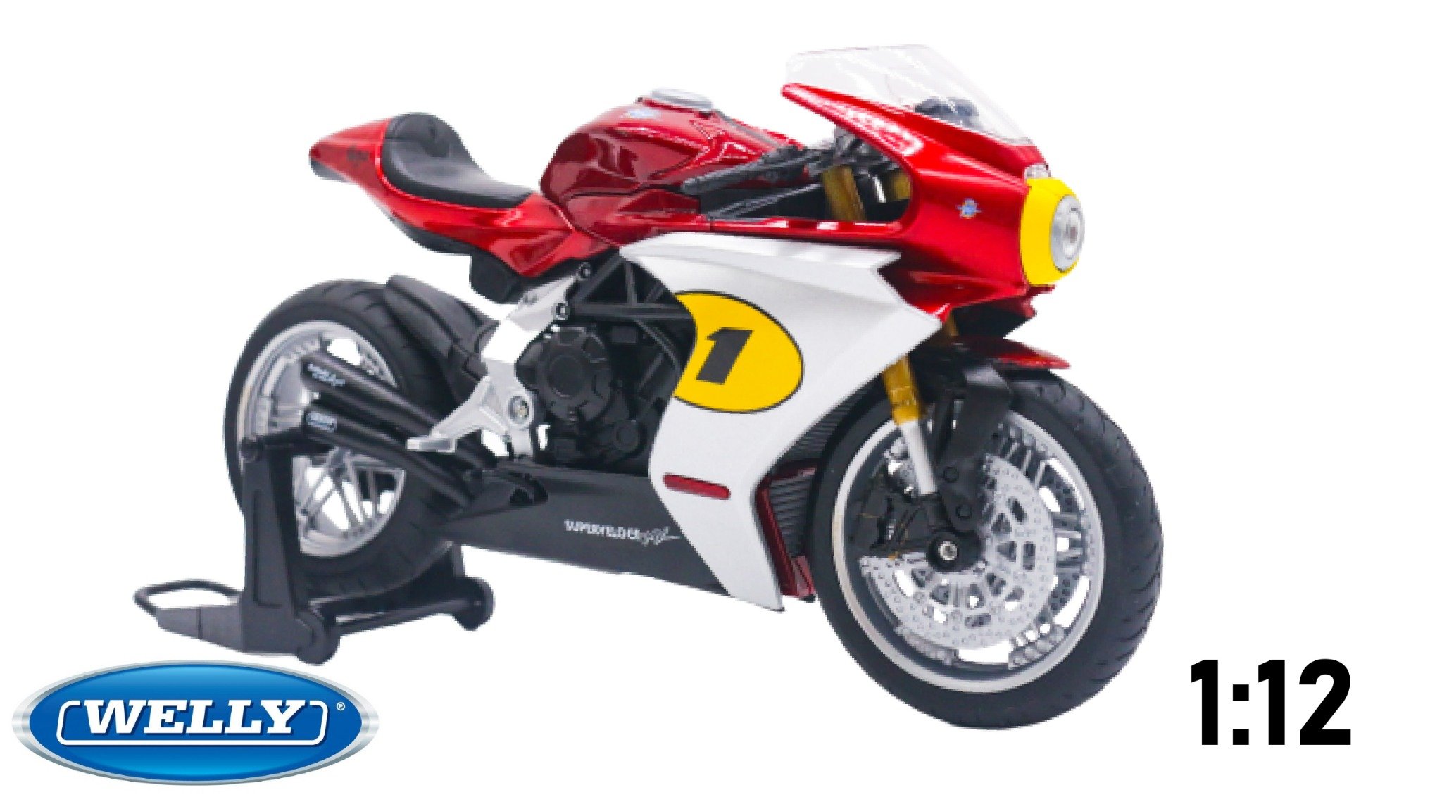  Mô hình xe MV Agusta Superveloce 1:12 Welly MT028 