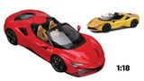  Mô hình xe Ferrari SF90 Spider open top tỉ lệ 1:18 Bburago 8118 