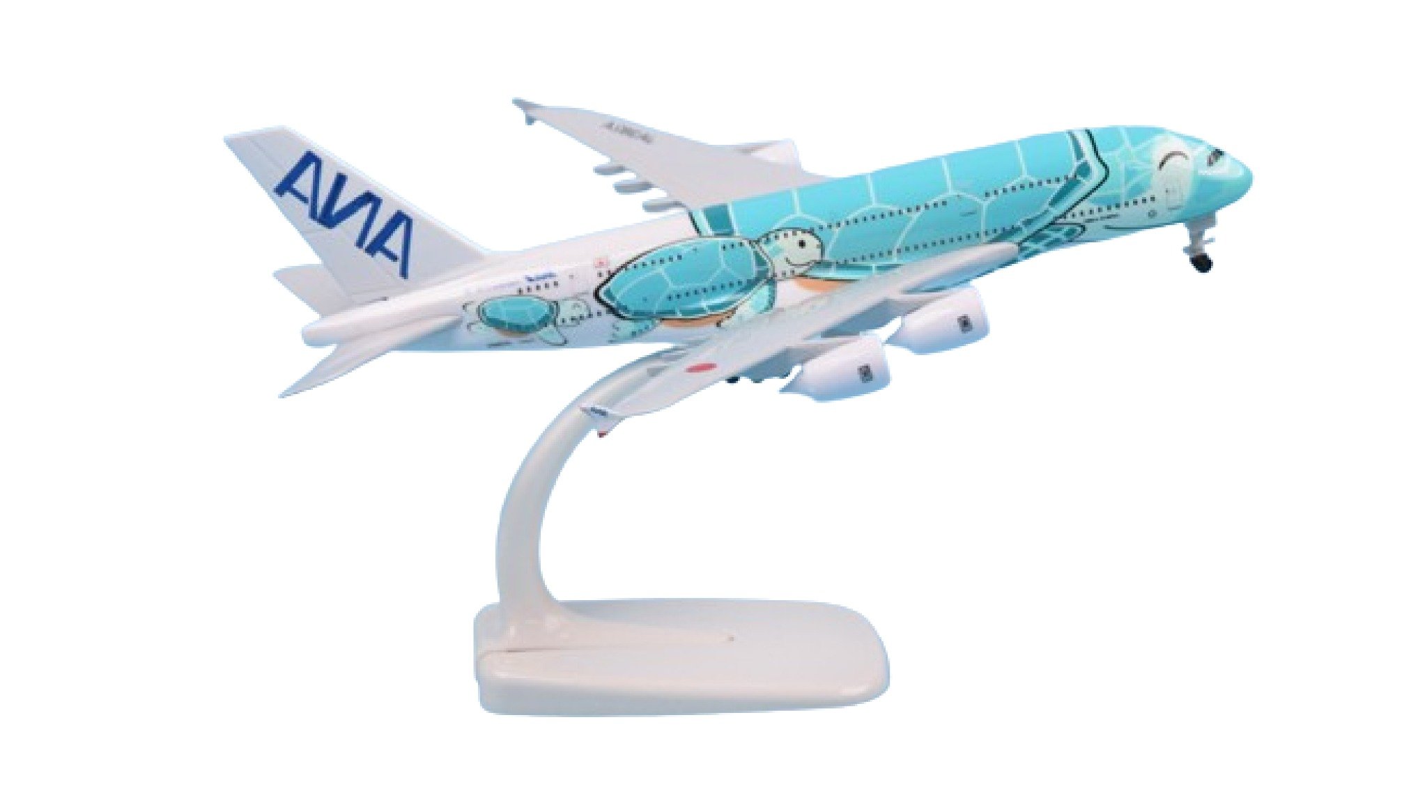  Mô hình máy bay Nhật Bản ANA Airlines Airbus A380 baby blue kích thước 20cm MB20087 