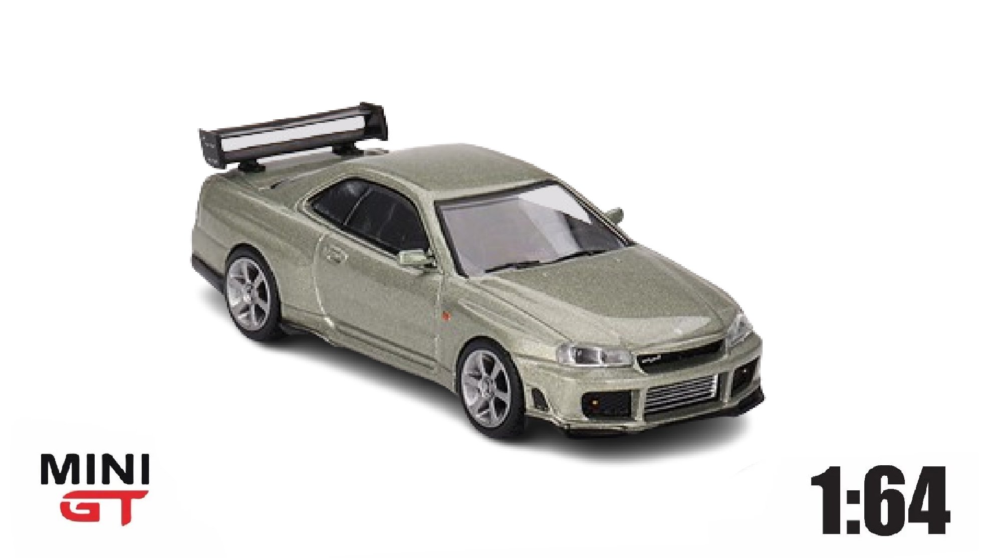  Mô hình xe ô tô Nissan Skyline GT-R (R34) Tommykaira R-z Millenium Jade tỉ lệ 1:64 MiniGT MGT00697 