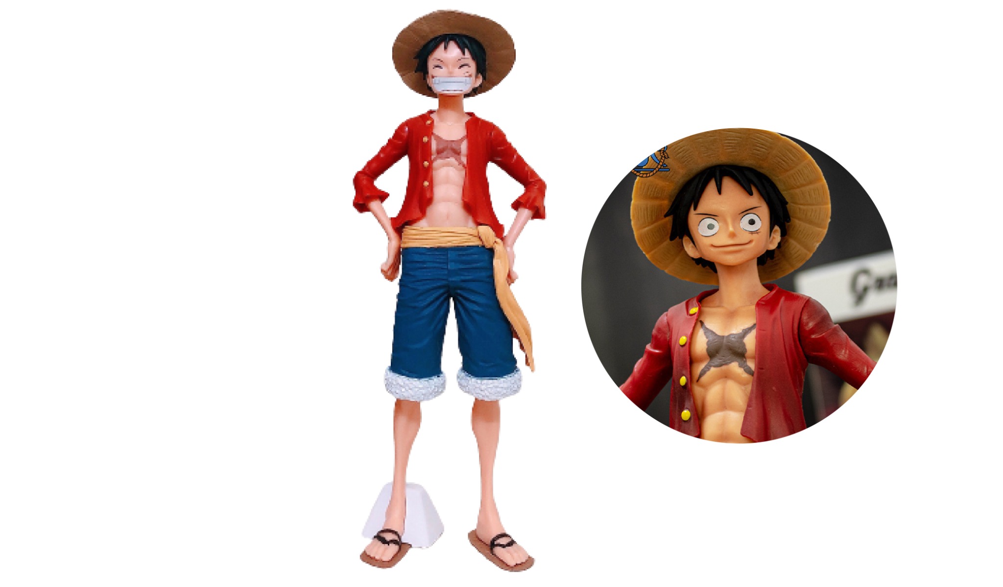  Mô hình nhân vật Onepiece Luffy mũ rơm 28cm FG196 