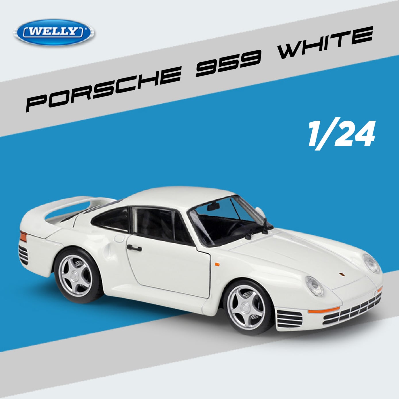  Mô hình xe Porsche 959 tỉ lệ 1:24 Welly OT24025 