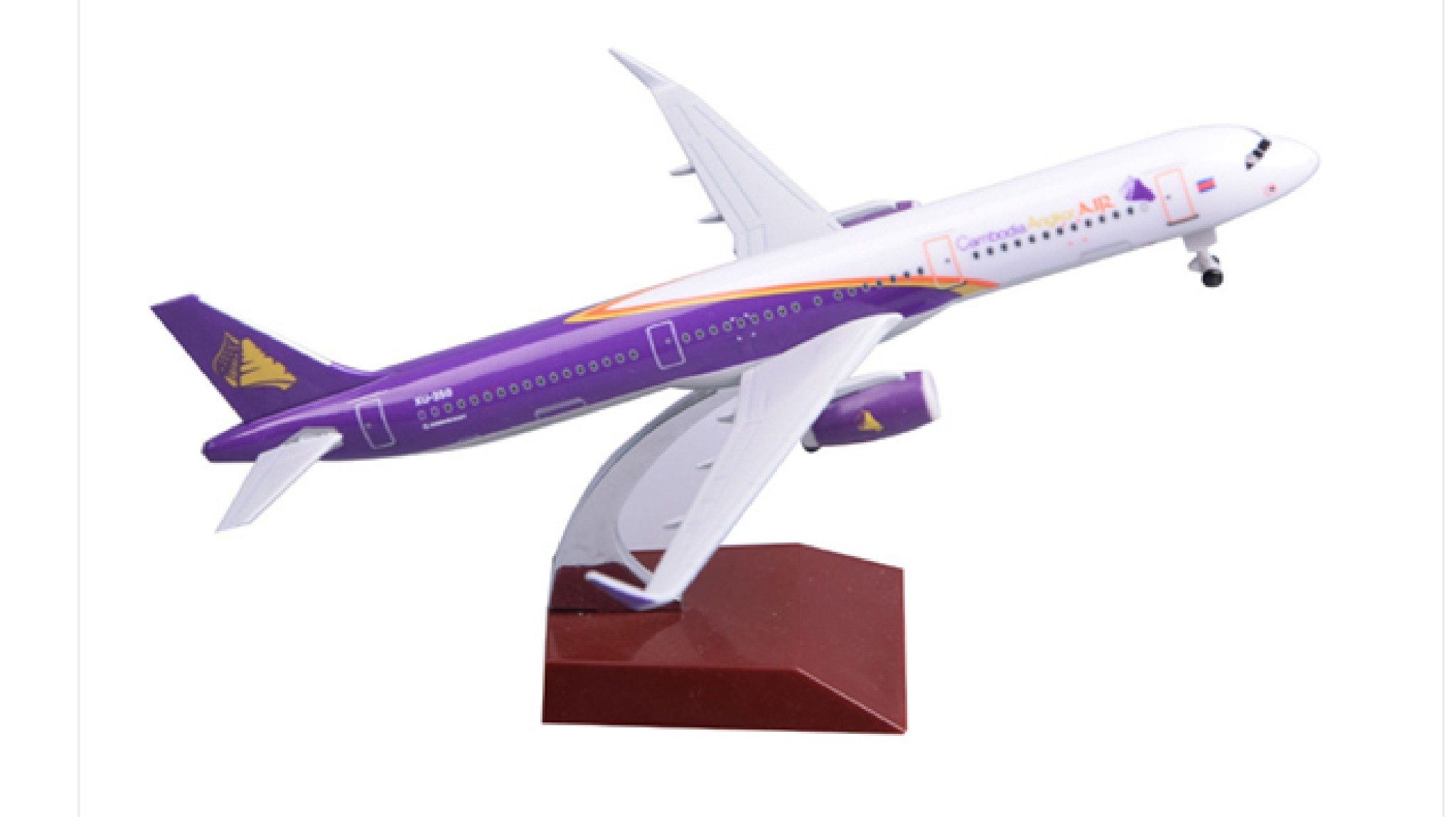  Mô hình máy bay Cambodia Angkor Air Airbus A321 kích thước 20cm MB20082 