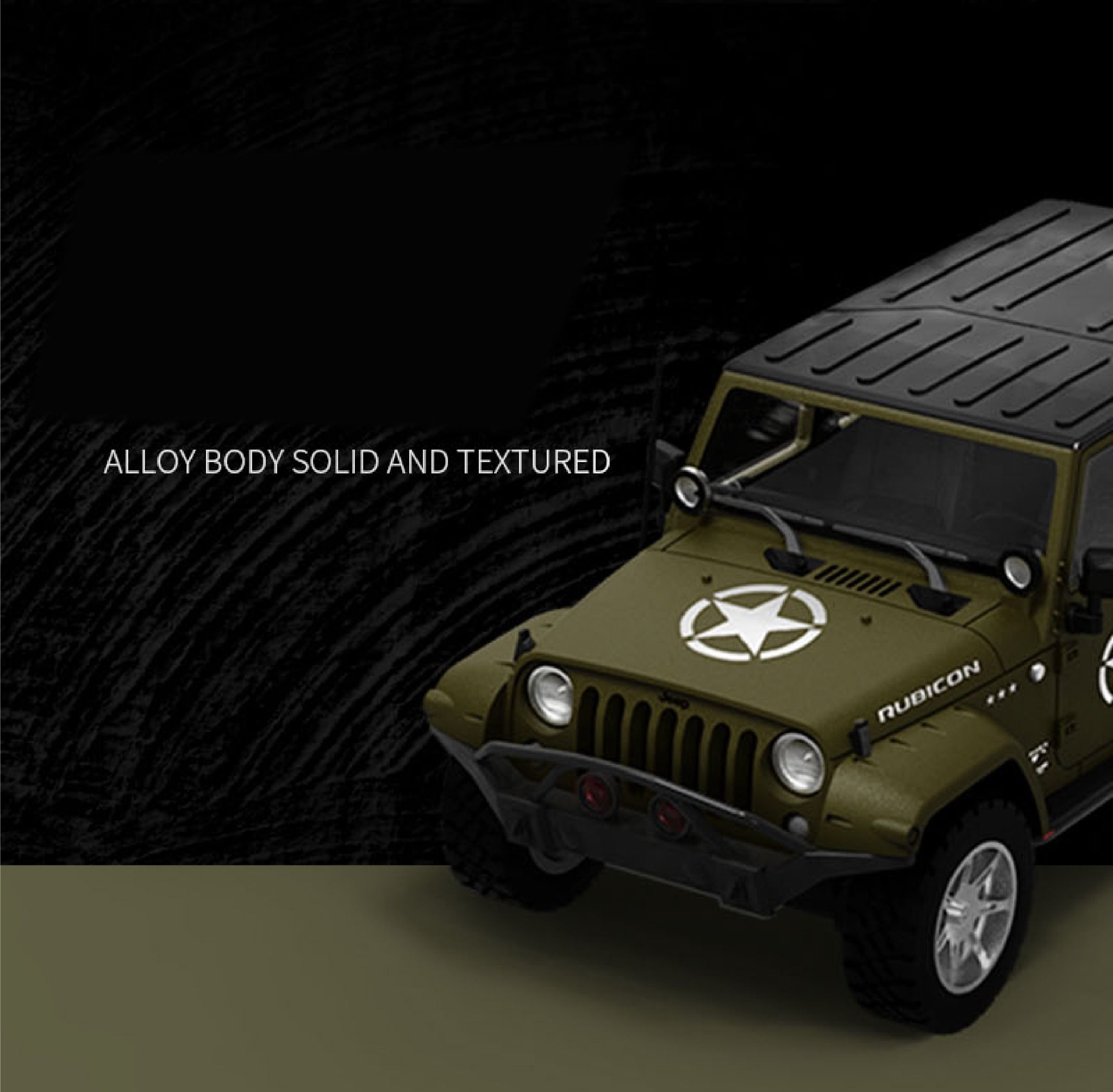  Mô hình xe Jeep Wrangler version armor tỉ lệ 1:64 Time Micro 