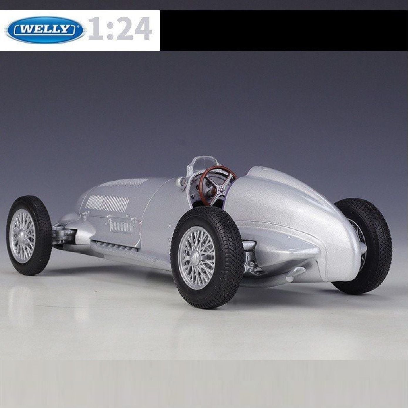  Mô hình xe cổ Mercedes Benz W125 1937 1:24 Welly OT056 
