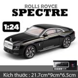  Mô hình xe Rolls Royce Spectre full open - có đèn - âm thanh tỉ lệ 1:24 Chezhi OT533 