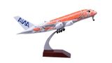  Mô hình máy bay Nhật Bản ANA Airlines Airbus A380 orange kích thước 20cm MB20088 