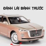  Mô hình xe Hongqi\Hồng Kỳ H9 full open có đèn có âm thanh tỉ lệ 1:24 Chezhi OT436 