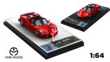  Mô hình xe Porsche 918 Spyder red tỉ lệ 1:64 Time micro 
