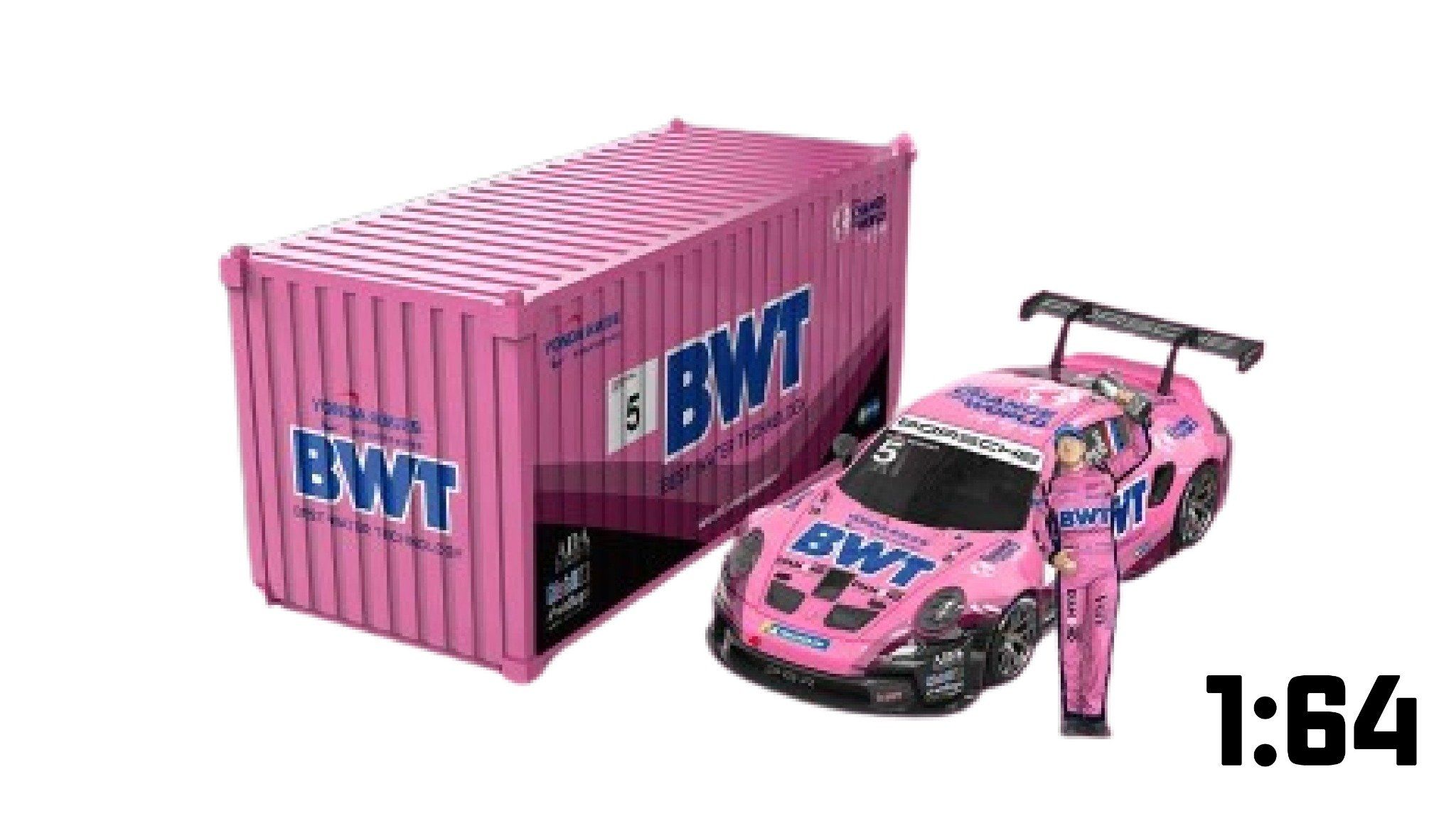  Mô hình xe Porsche 911 GT3 CUP(992) BWT Racing #5 tỉ lệ 1:64 MoreArt & YONDA MD647305 