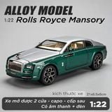  Mô hình xe Rolls Royce Mansory full open tỉ lệ 1:22 OT350 Alloy Model 