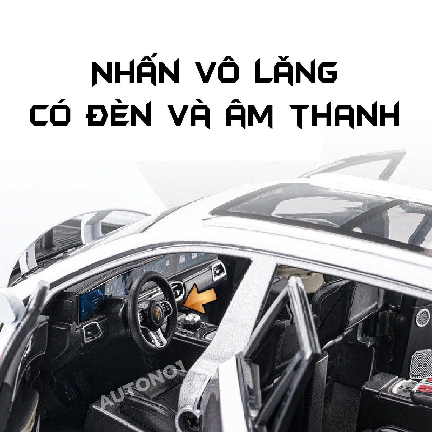  Mô hình xe Hongqi\Hồng Kỳ E-HS9 full open có đèn có âm thanh tỉ lệ 1:24 Chezhi OT439 