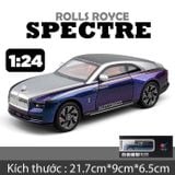  Mô hình xe Rolls Royce Spectre full open - có đèn - âm thanh tỉ lệ 1:24 Chezhi OT533 