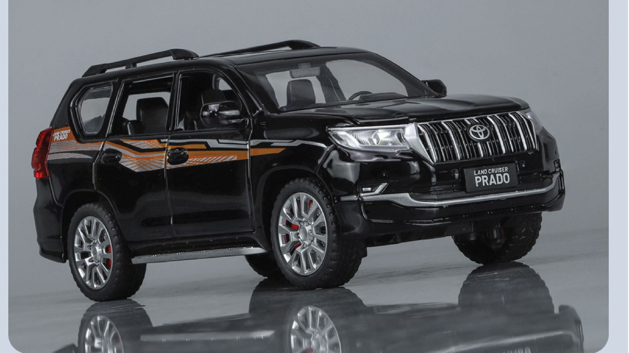  Mô hình xe ô tô Toyota Landcruiser Prado SUV full open tỉ lệ 1:24 Alloy OT233 