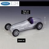  Mô hình xe cổ Mercedes Benz W125 1937 1:24 Welly OT056 