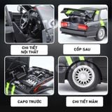  Mô hình xe BMW M3 series racing full open - full kính - đánh lái được tỉ lệ 1:24 JinliFang OT24039 