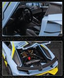  Mô hình xe Lamborghini Aventador Svj63 đánh lái được full open 1:24 CCA 68269K 8008 