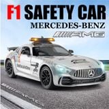  Mô hình xe dẫn đoàn đua F1 Mercedes Benz AMG GTR Safety car - full open - đánh lái - đèn - âm thanh tỉ lệ 1:24 Chezhi model OT600 
