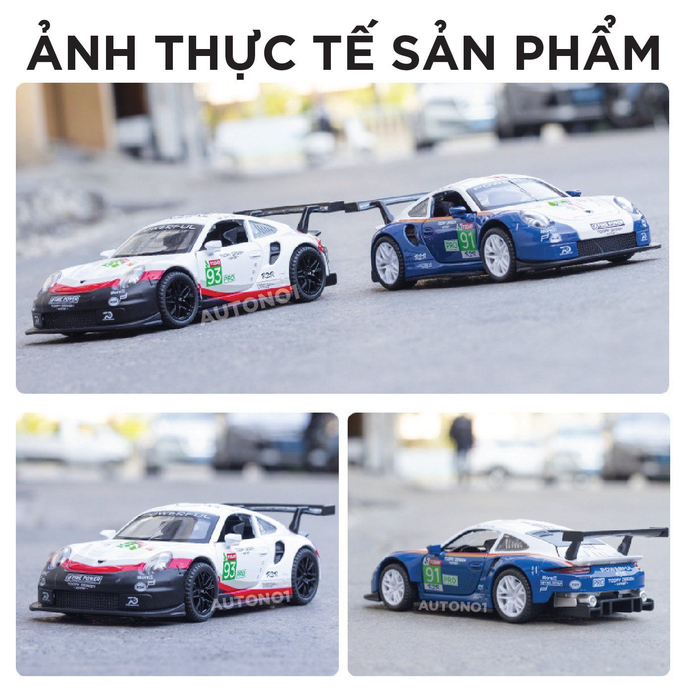  Mô hình xe Porsche 911 RSR tỉ lệ 1:32 Alloy Model OT423 