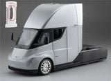  Mô hình xe đầu kéo Tesla Semi Truck full open, có phụ kiện đi kèm tỉ lệ 1:24 XHD Model OT24069 