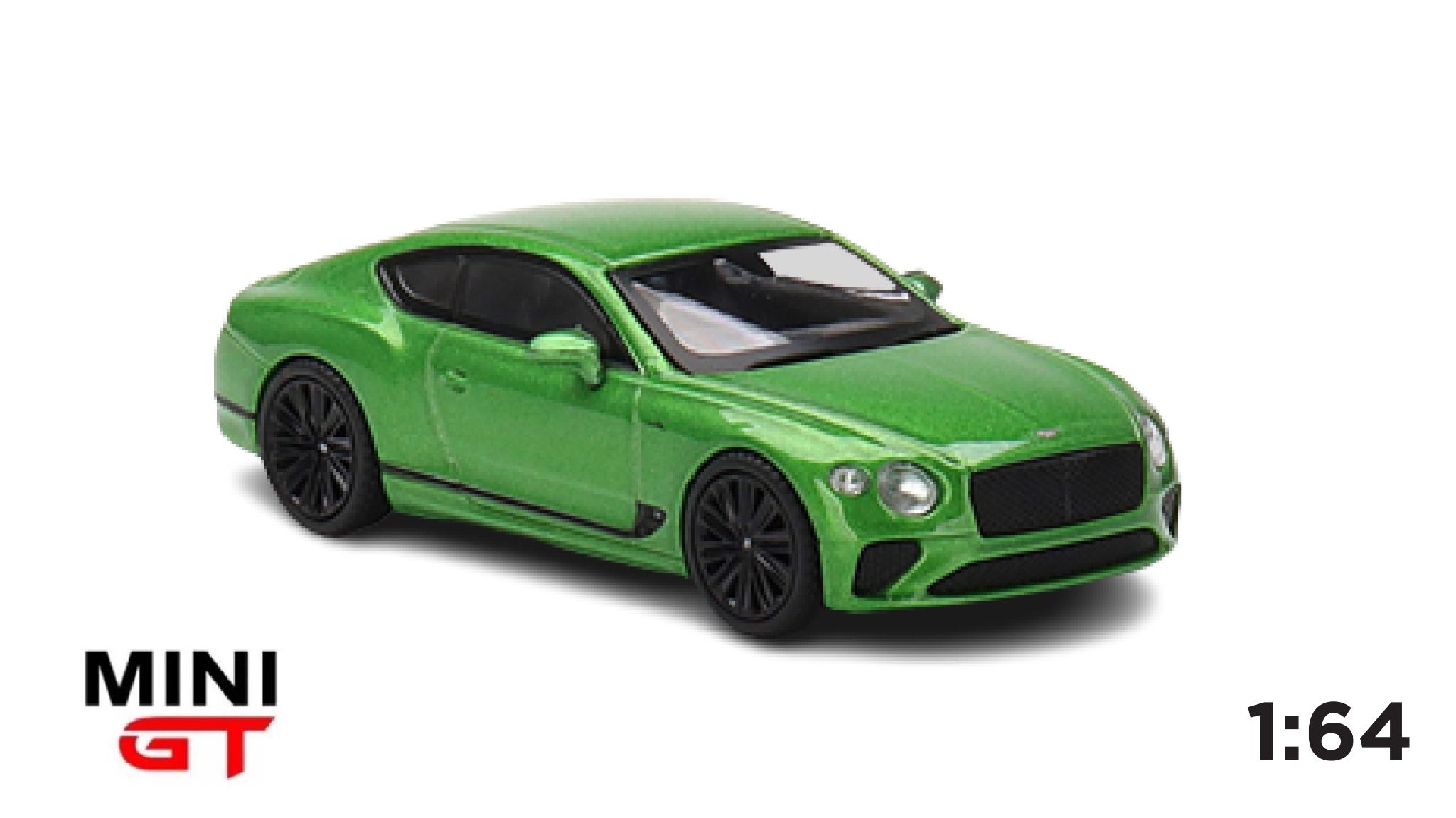  Mô hình xe Bentley Continental GT Speed 2022 Apple Green tỉ lệ 1:64 MiniGT 