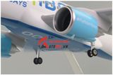  Mô hình máy bay Bamboo Airlines Air Airbus A320 47cm 1:130 có đèn led tự động theo tiếng vỗ tay hoặc chạm MB47004 