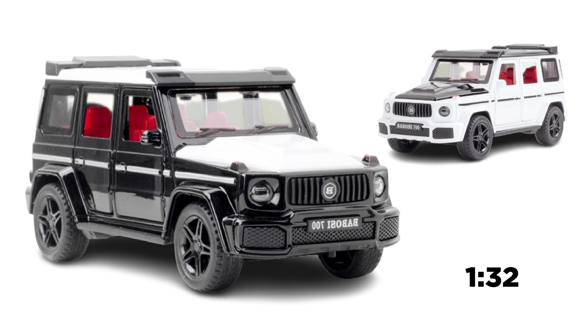  Mô hình xe ô tô Mercedes-benz AMG Brabus G700 tỉ lệ 1:32 Alloy Model 8105 