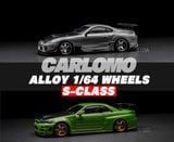  Phụ kiện độ bánh cho xe mô hình Carlomo Wheels S-Class kích thước 9,5mm bằng kim loại tỉ lệ 1:64 Carlomo S0 