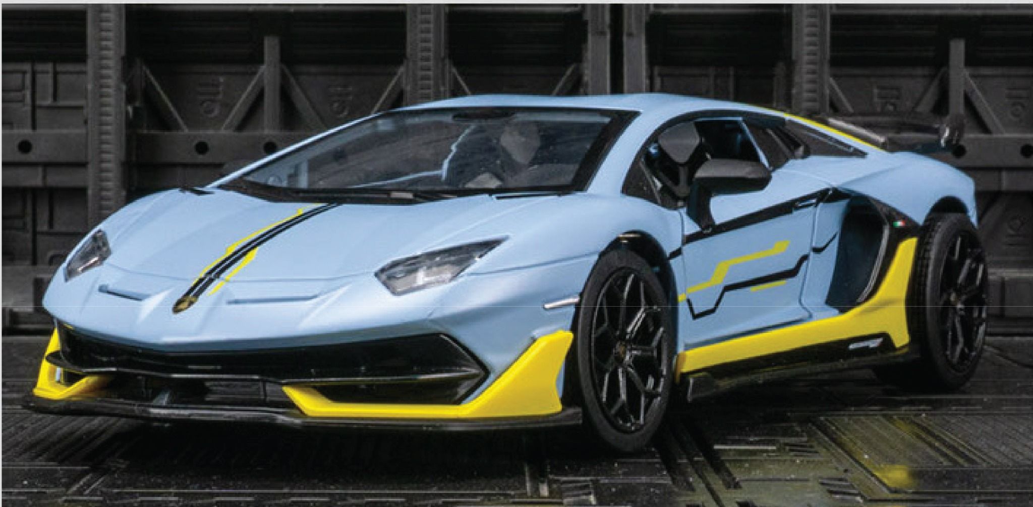  Mô hình xe Lamborghini Aventador Svj63 đánh lái được full open 1:24 CCA 68269K 8008 