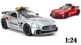  Mô hình xe dẫn đoàn đua F1 Mercedes Benz AMG GTR Safety car - full open - đánh lái - đèn - âm thanh tỉ lệ 1:24 Chezhi model OT600 