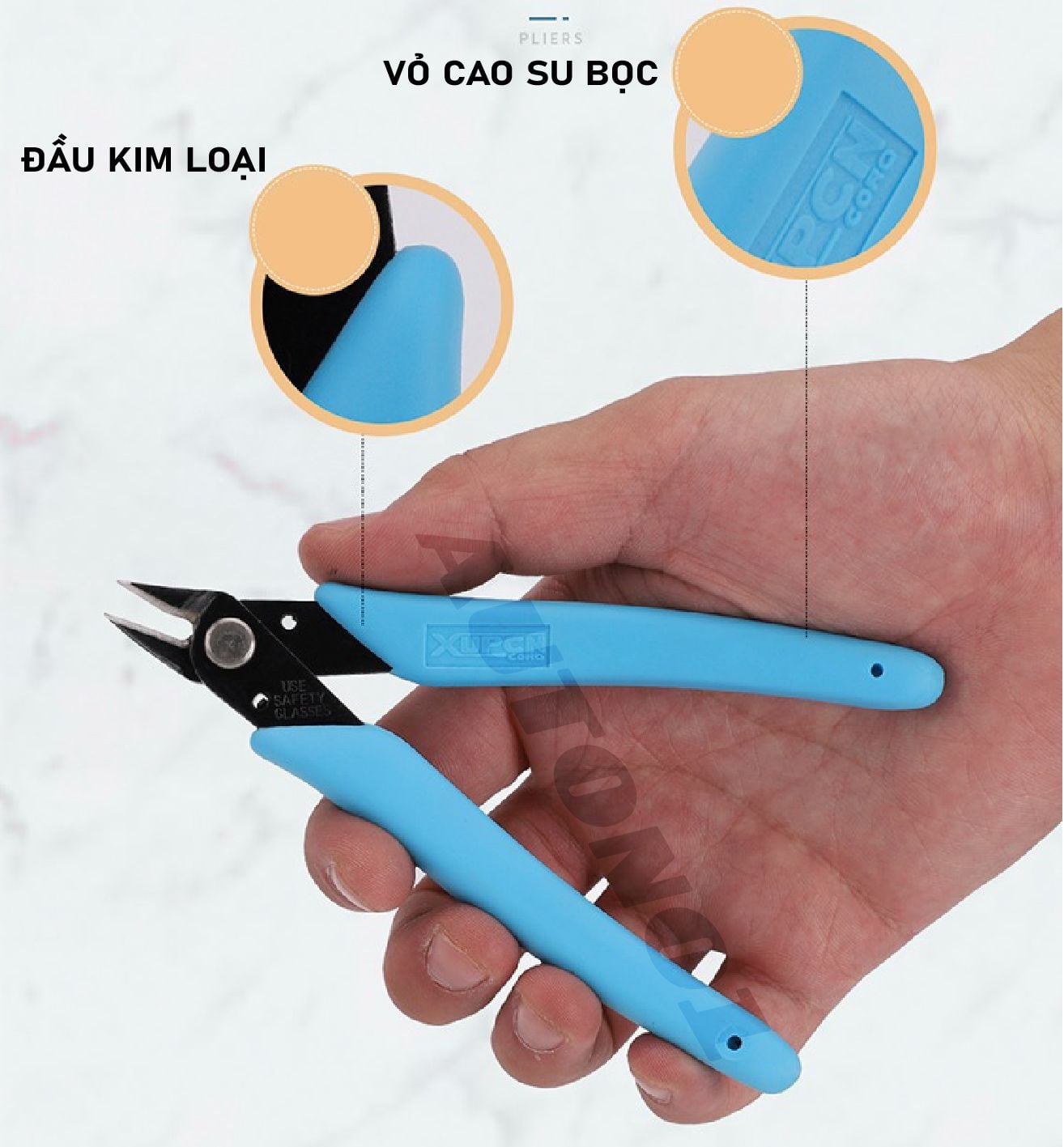  Kềm cắt mô hình 2 lưỡi cao cấp Xuron 