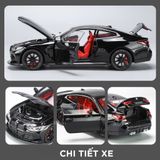  Mô hình xe BMW M4 2024 full open - đánh lái - có đèn - âm thanh full kính tỉ lệ 1:24 Alloy model OT573 